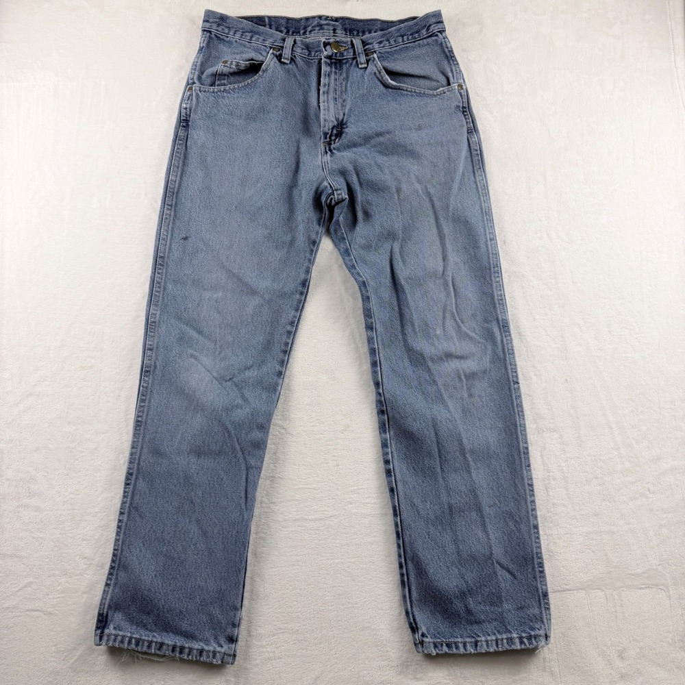 Wrangler‎ Regular Fit Jeans Light Wash Denim Straight Leg 33x30